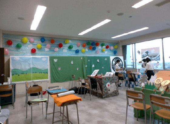 展示の様子